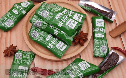 鄂尔多斯阿恋牛肉干真空包装图片